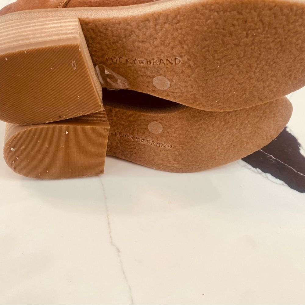 Lucky Brand Brown Ankle Boots - Picture 3 of 5